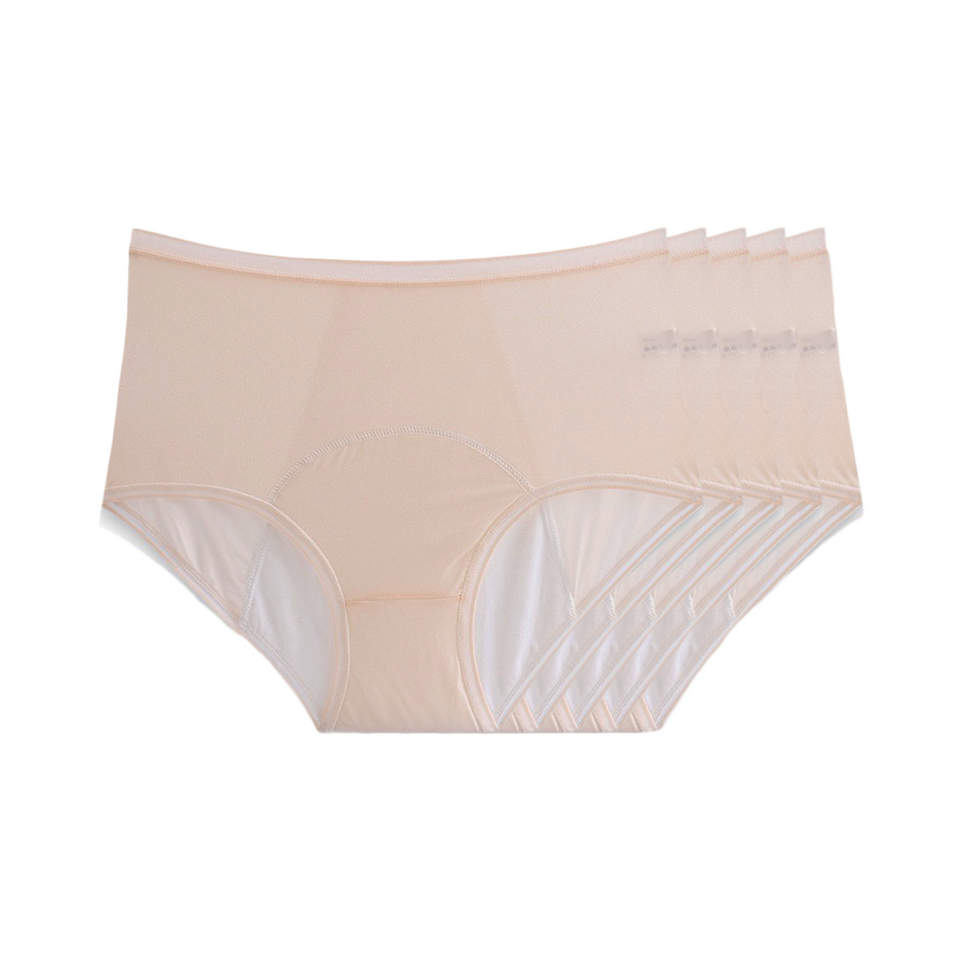 NEW: Leakproof High Waisted (Beige 10-Pack)